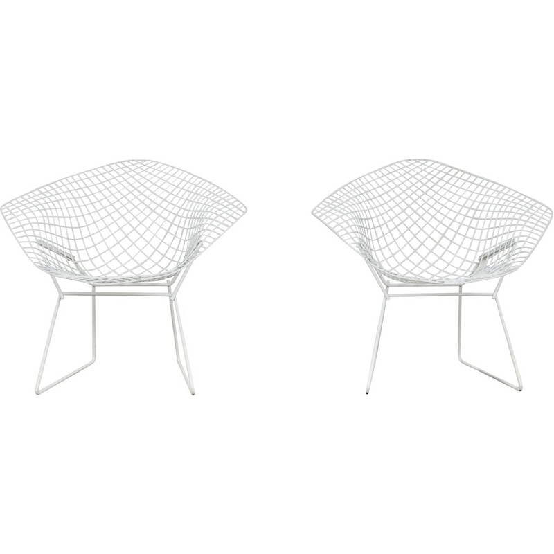 Vintage Diamond Chairs by Harry Bertoia for Knoll, 1970s