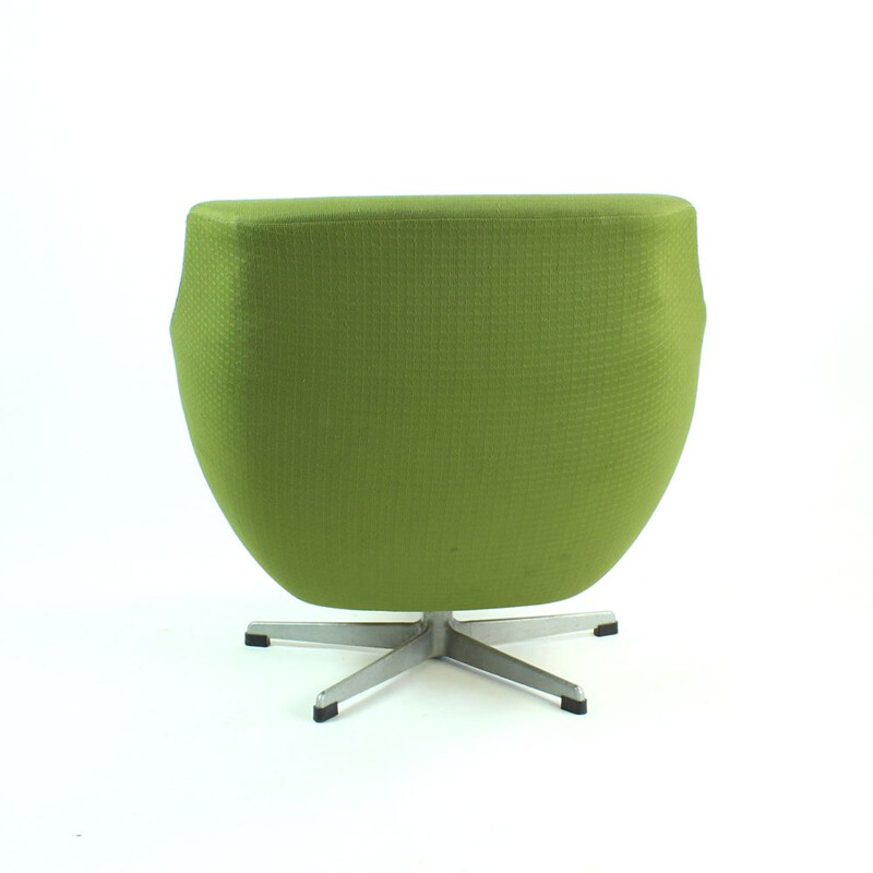 Midcentury Green Club Chair By Up Zavody, Czechoslovakia 1979