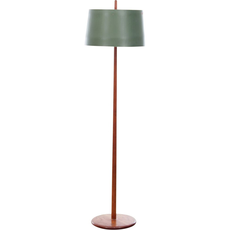 Vintage Scandinavian teak floor lamp