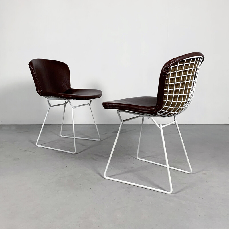 Pair of vintage Dining Chairs by Harry Bertoia for Knoll, 1970s