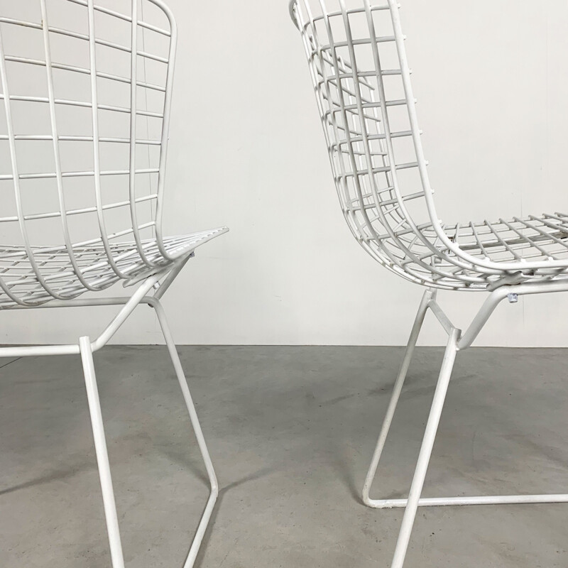 Pair of vintage Dining Chairs by Harry Bertoia for Knoll, 1970s