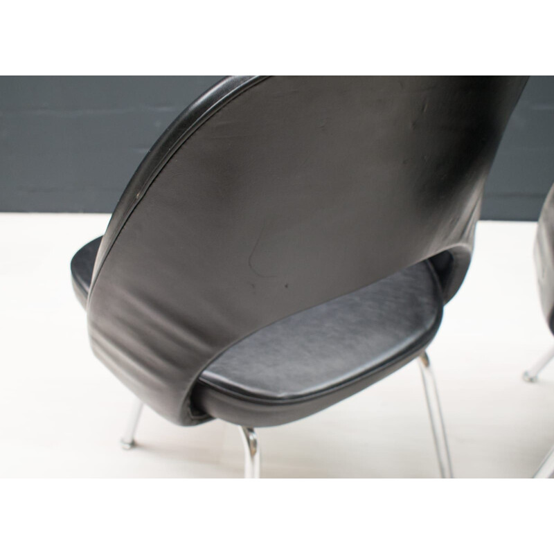 Paire de chaises vintage Series 71 par Eero Saarinen pour Knoll Inc.  Knoll International 1950