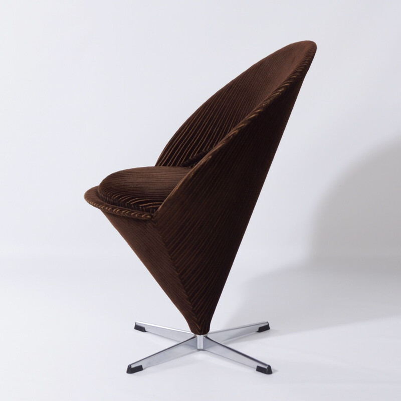 Cadeira Vintage Cone K1 de Verner Panton dinamarquês 1960