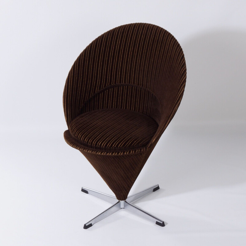 Cadeira Vintage Cone K1 de Verner Panton dinamarquês 1960