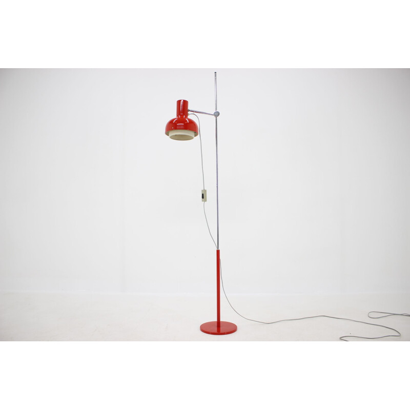 Vintage adjustable floor lamp by Josef Hůrka for Napako, Czechoslovakia 1960