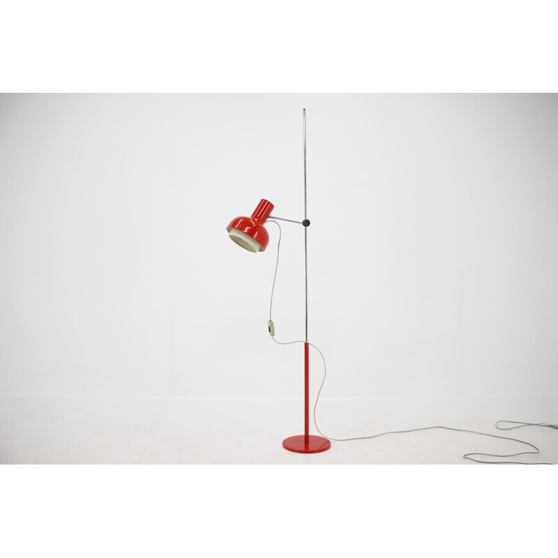 Vintage adjustable floor lamp by Josef Hůrka for Napako, Czechoslovakia 1960