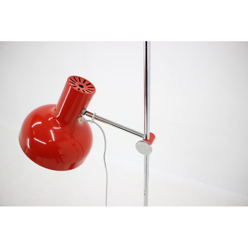 Vintage adjustable floor lamp by Josef Hůrka for Napako, Czechoslovakia 1960