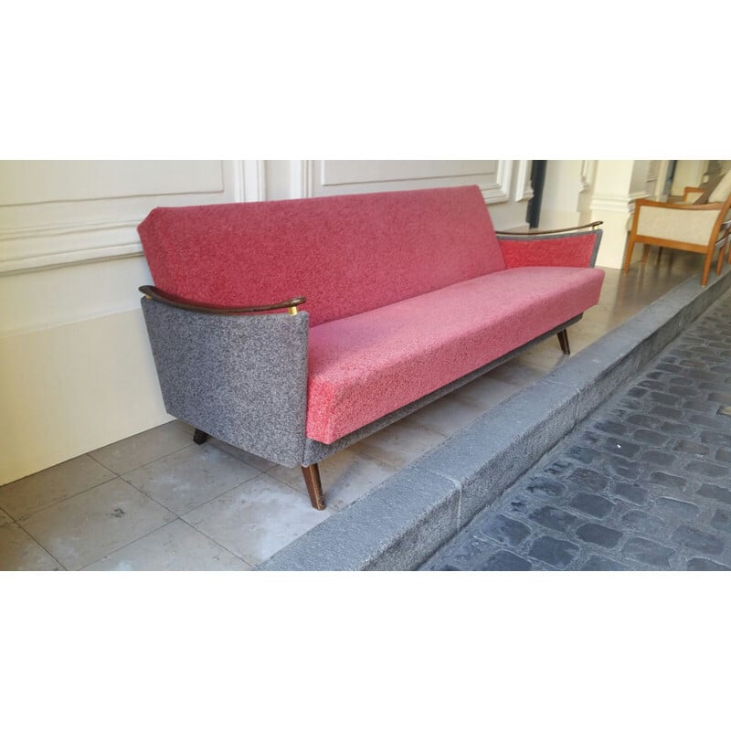 Vintage daybed sofa bed cliclac, 1950