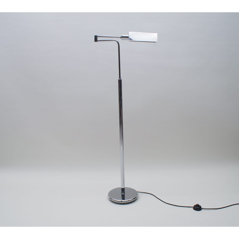 Vintage verchroomde vloerlamp, Duitsland 1970