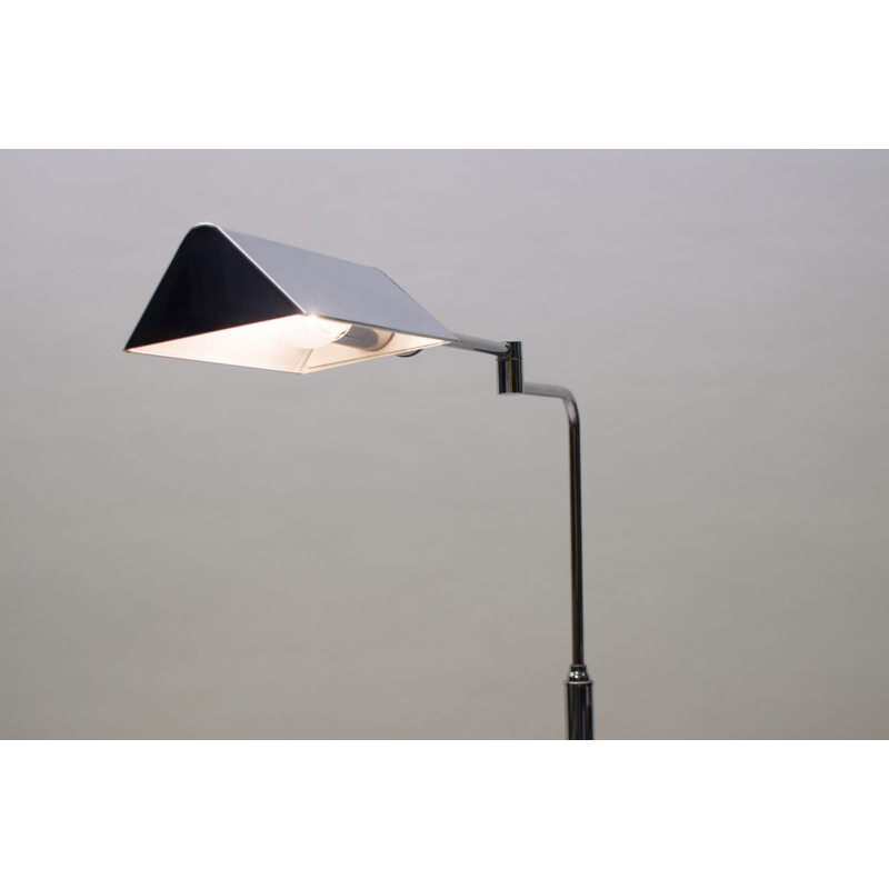 Vintage verchroomde vloerlamp, Duitsland 1970