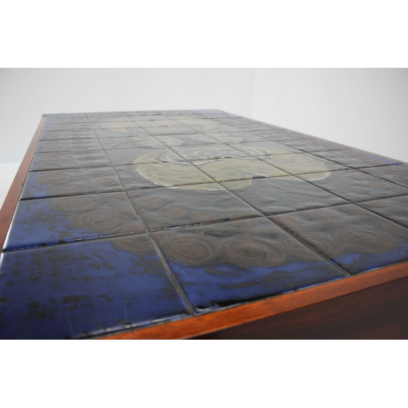 Vintage Tile Coffee table by Mobelintarsia, Denmark 1960s