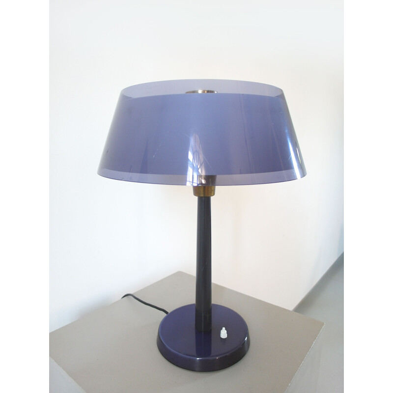 Lampe de table Vintage Purple Tuomas par Yki Nummi pour Stockmann-Orno, Finlande 1950