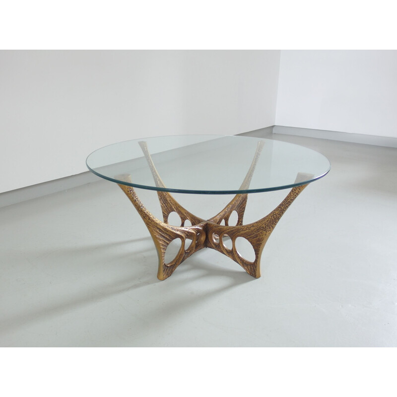 Vintage Brutalist Coffee Table by Willy Ceysens, Belgium 1961