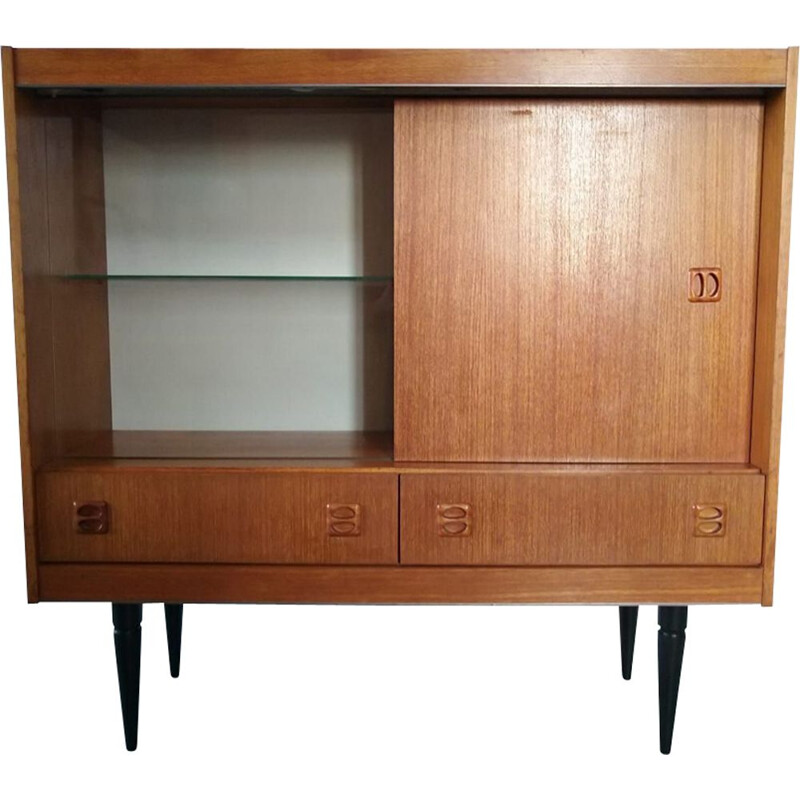 Buffet vitrine vintage scandinave 1960