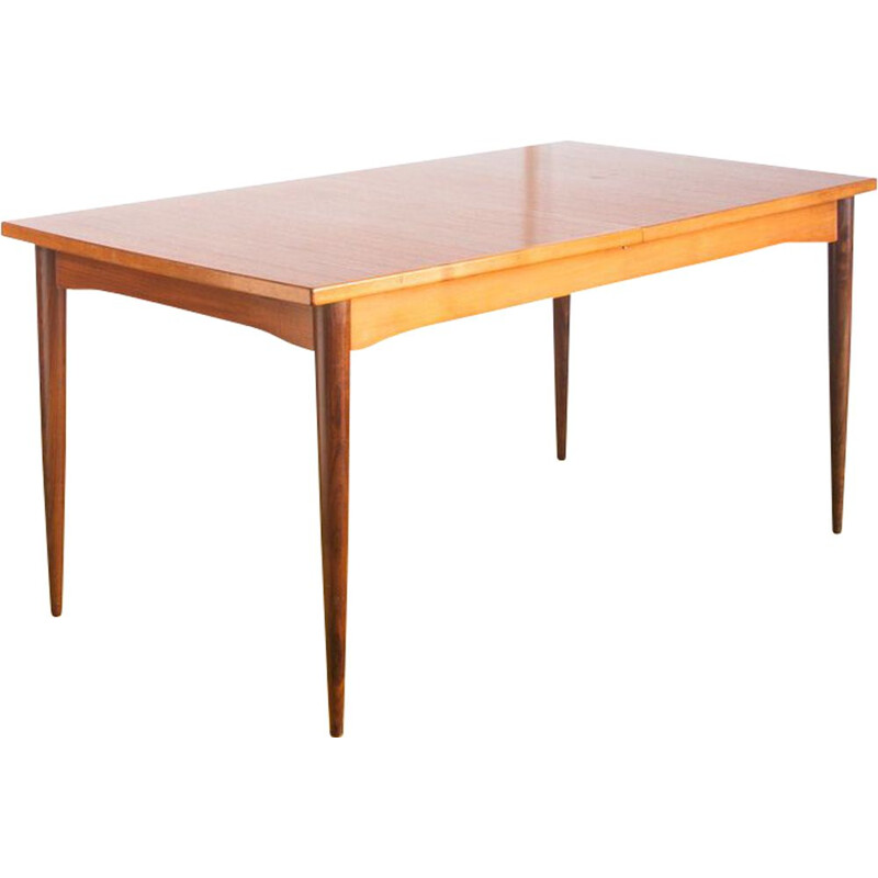 Vintage Scandinavian dining table Teak wood. France, 1960