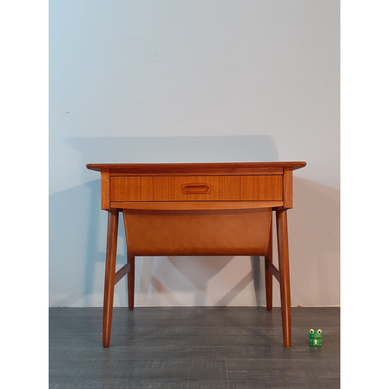 Vintage Teak Bedside Table, Norway 1960