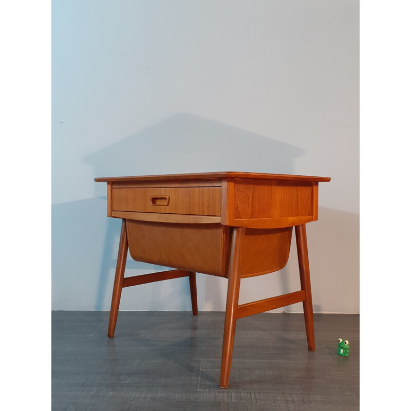 Vintage Teak Bedside Table, Norway 1960