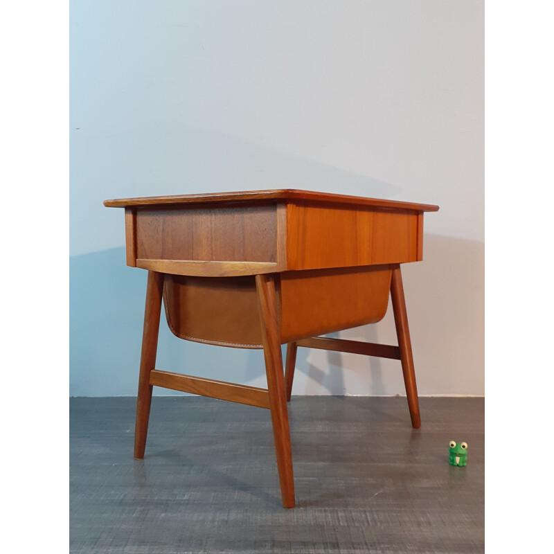 Vintage Teak Bedside Table, Norway 1960