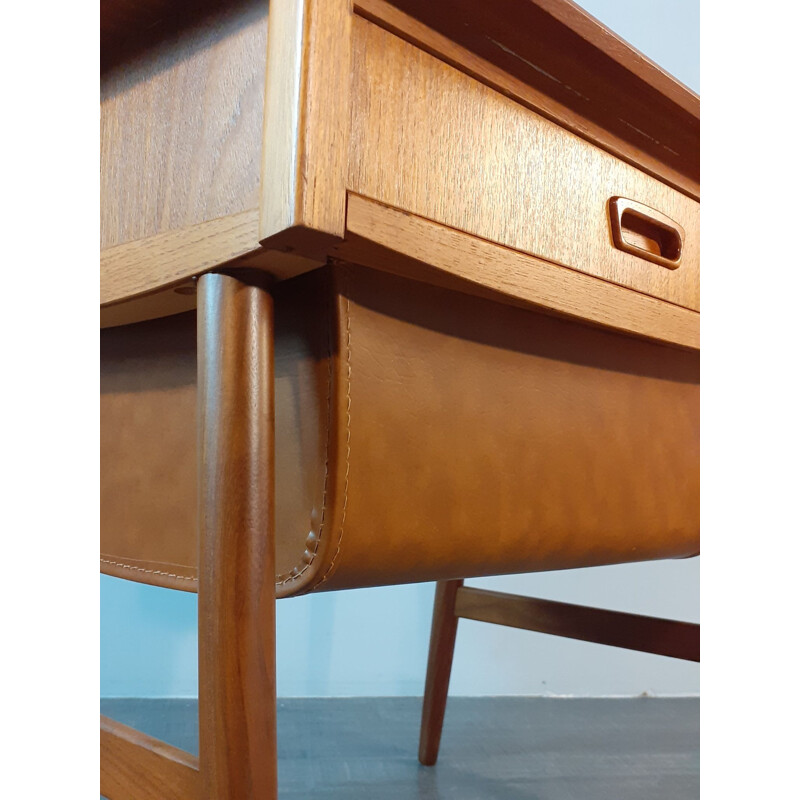 Vintage Teak Bedside Table, Norway 1960