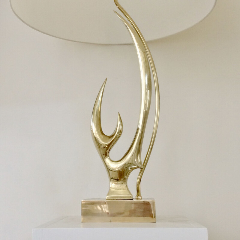 Pair of Vintage Sculptural Lamps by Willy Daro, Belgium 1970