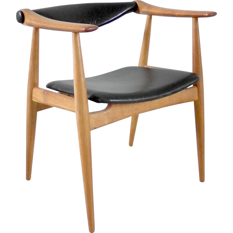 Vintage CH34 Yoke Chair for Carl Hansen, Hans Wegner Denmark, 1959