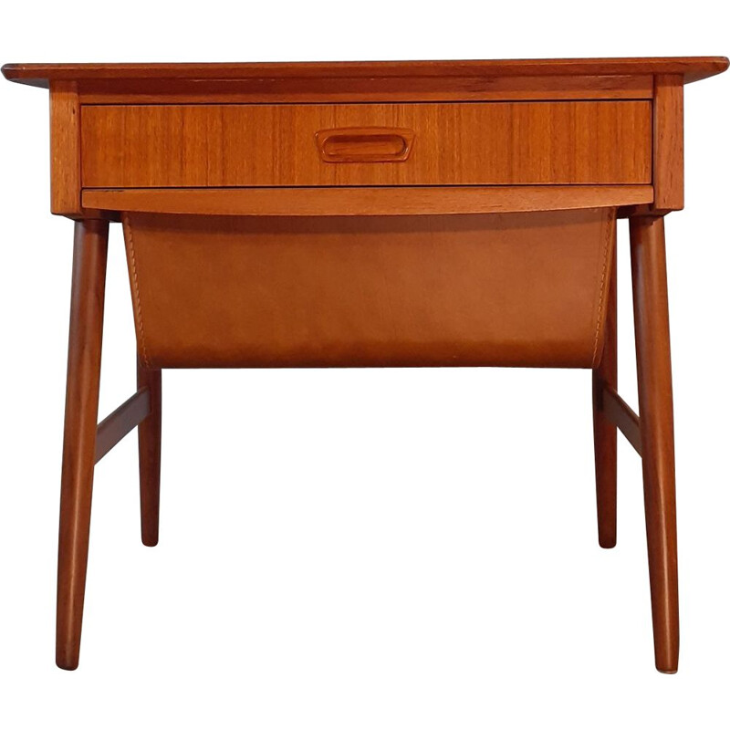 Vintage Teak Bedside Table, Norway 1960