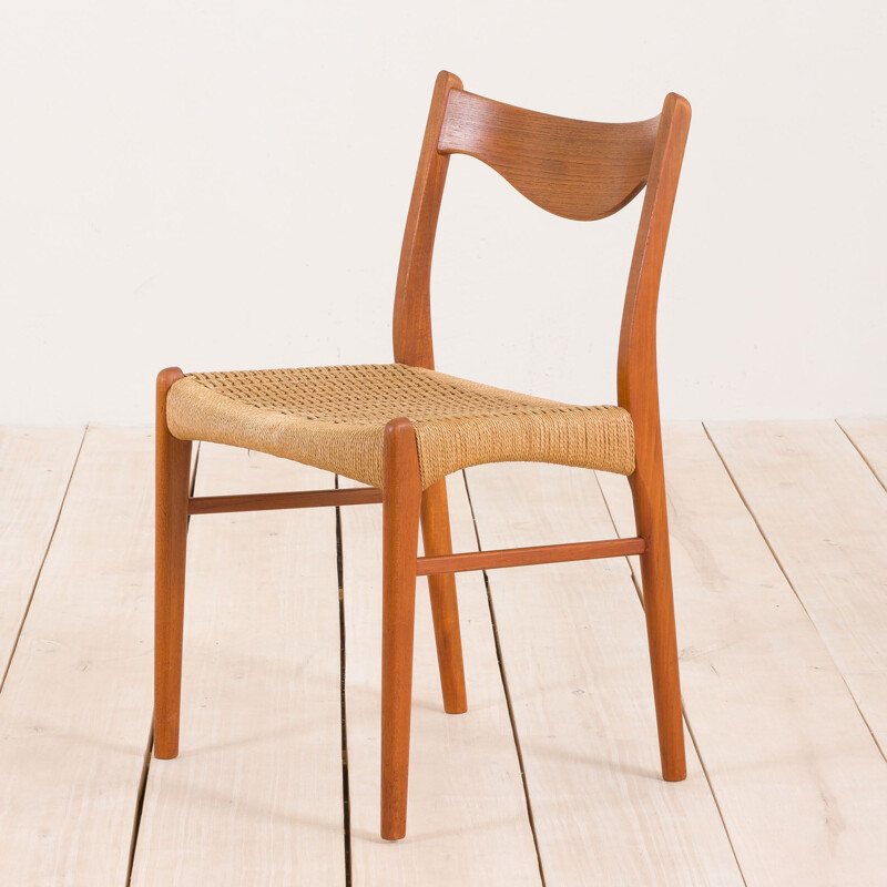 Set of 6 vintage chairs GS60 by Arne Wahl Iversen for Glyngore Stolefabrik 1960