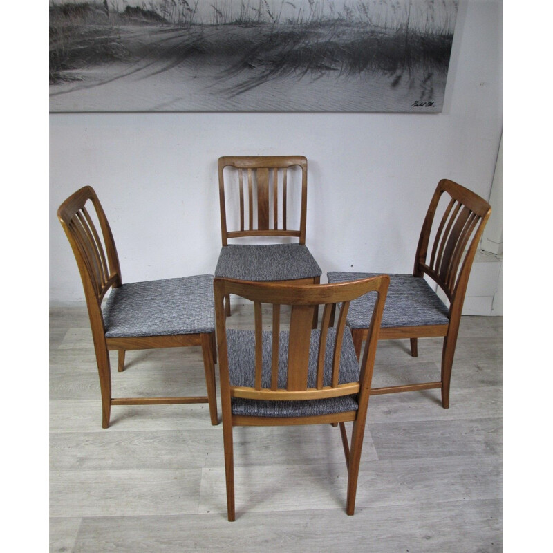 Set of 4 vintage Chairs, Denmark, 1960s