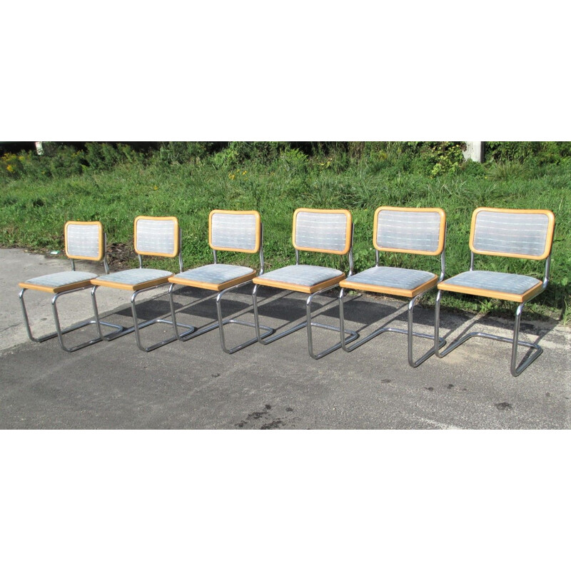 Set of 6 vintage Chairs, Italy, 1970s