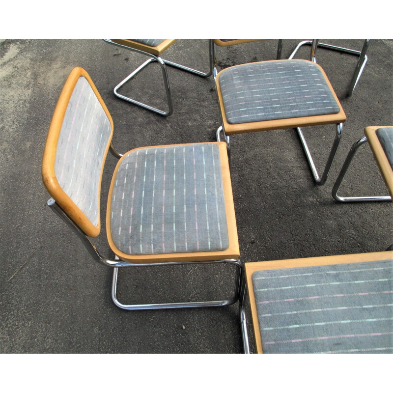Set of 6 vintage Chairs, Italy, 1970s