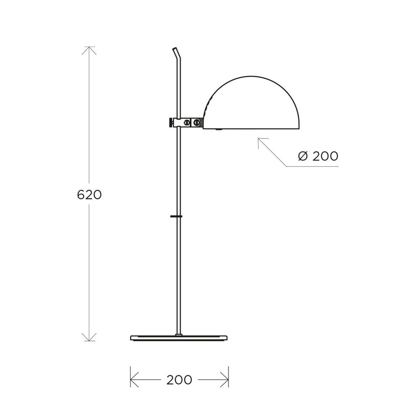 Design Lamp Disderot A21, Alain Richard