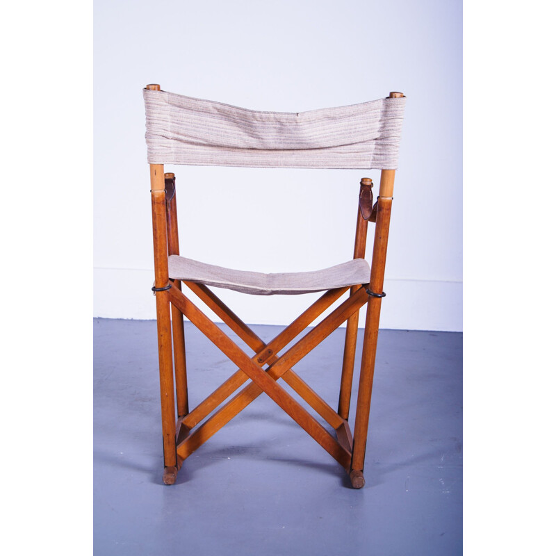 Vintage safari folding chair Mogens Koch for Interna Denmark 1932