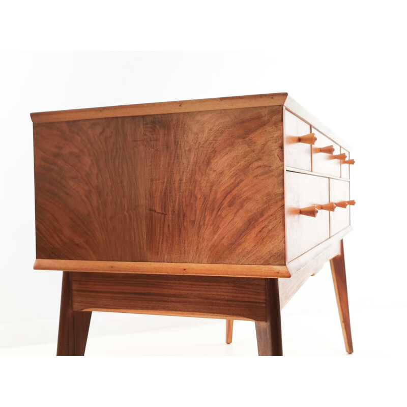 Vintage Walnut Sideboard Alfred Cox for Heals British 