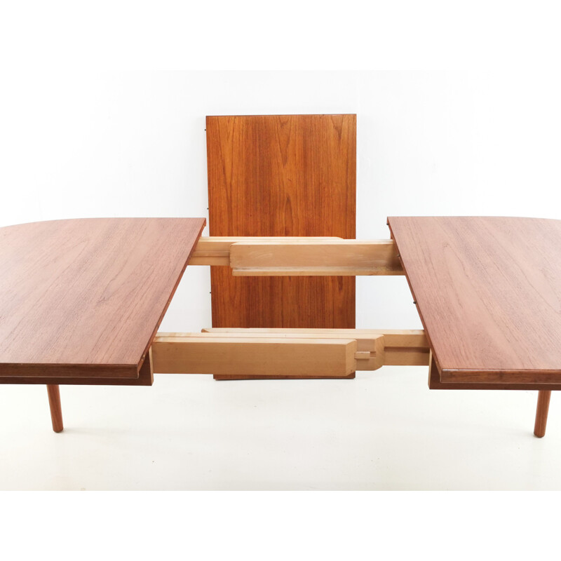 Vintage teak extension table by Nils Jonsson for Troeds 1970