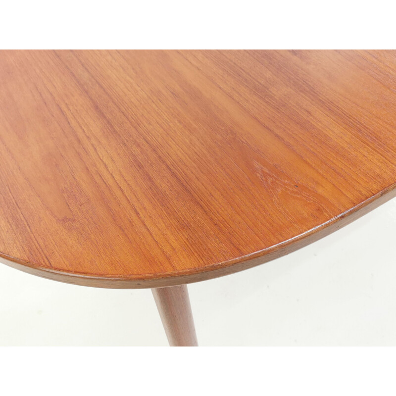 Vintage teak extension table by Nils Jonsson for Troeds 1970