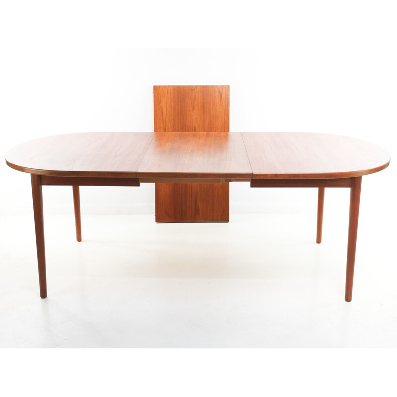 Vintage teak extension table by Nils Jonsson for Troeds 1970