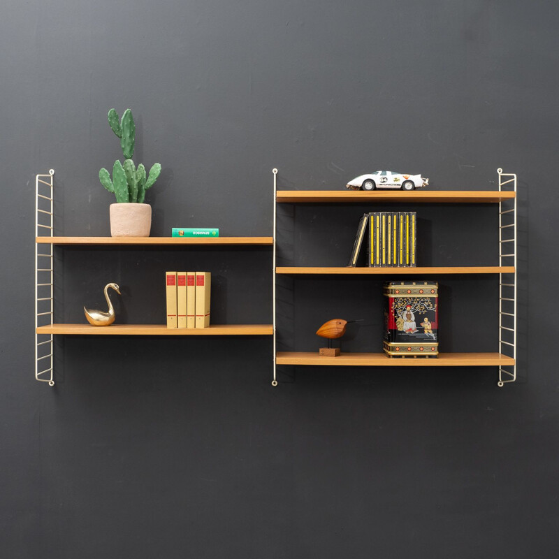 Vintage String shelving system, by Nisse Strinning 1960s