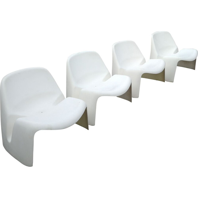 Set of 4 vintage chairs from Colani Luigi Colani's 1967