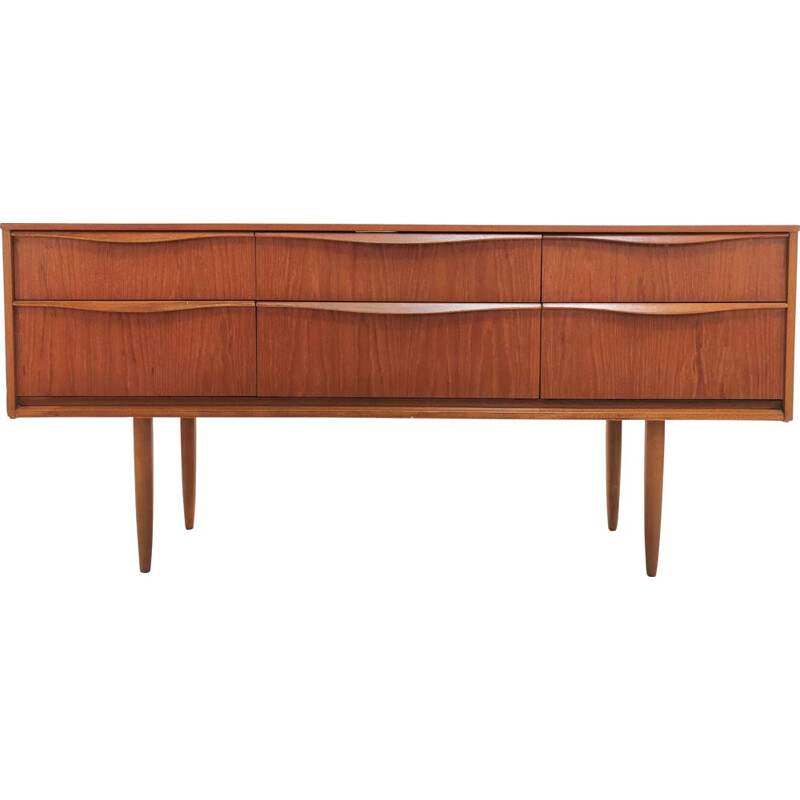 Vintage Austinsuite Teak Mid Century Sideboard Chest of Drawers, 1960s 