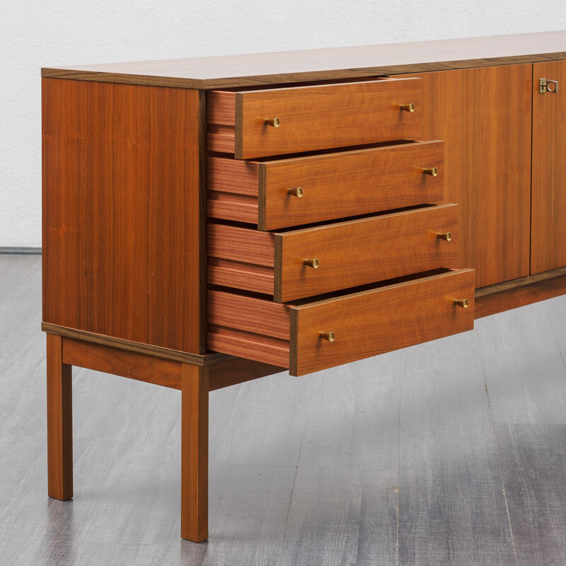 Enfilade vintage, noyer, Suède royale 1960