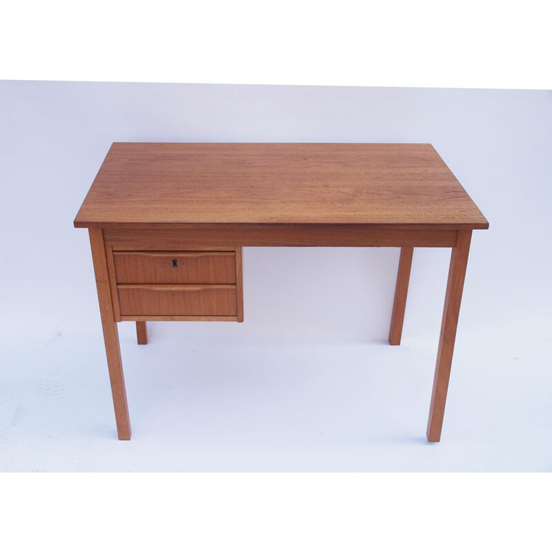 Vintage scandinavian danish desk , 2 drawers 1960