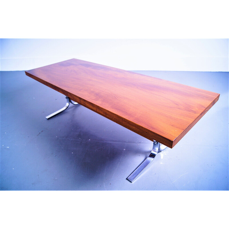 Vintage Solid Teak Top Coffeetable