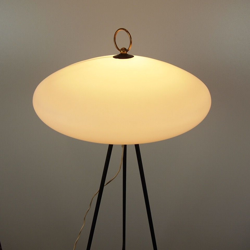 Vintage Italian tripod floor lamp 1950