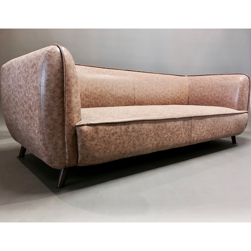 Vintage Scandinavian 4-seater sofa
