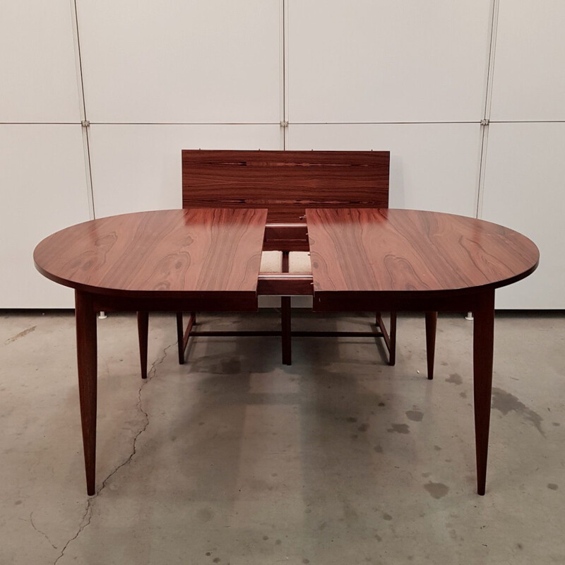 Vintage Oval Dining Table By Werner Wölfer For V Form 1960s