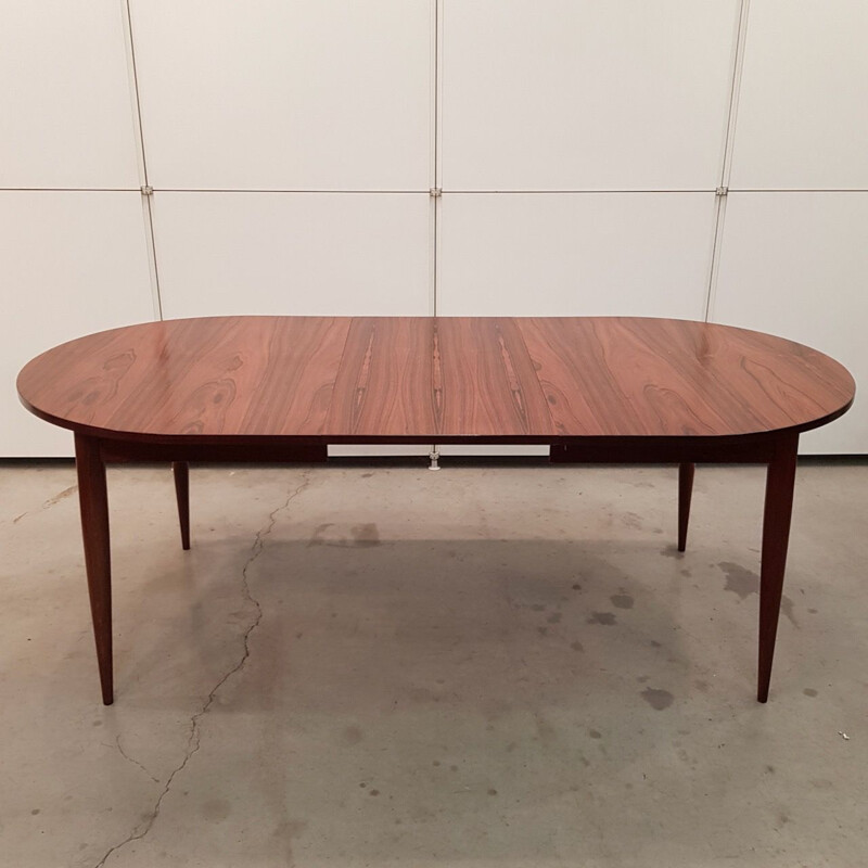 Vintage Oval Dining Table By Werner Wölfer For V Form 1960s