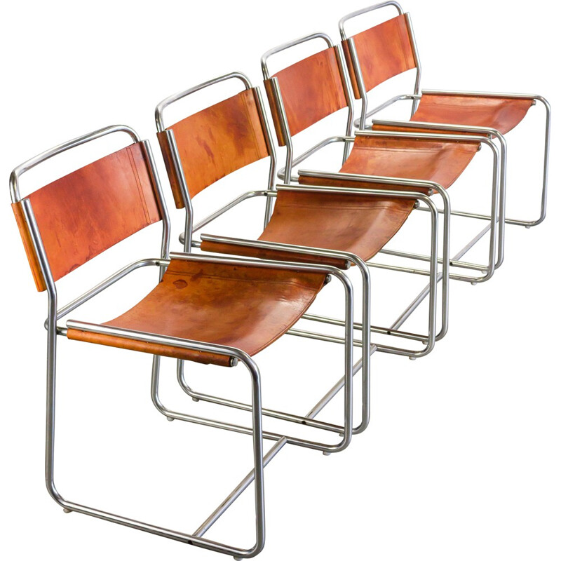 Set of 4 't Spectrum "SE18" chairs, C. BATAILLE & P. IBENS - 1970s