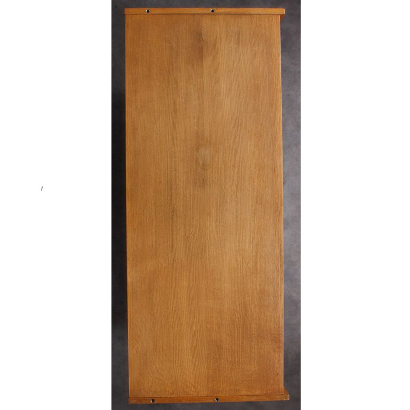 Vintage oak highboard by Jiri Jiroutek, model U-458, 1960