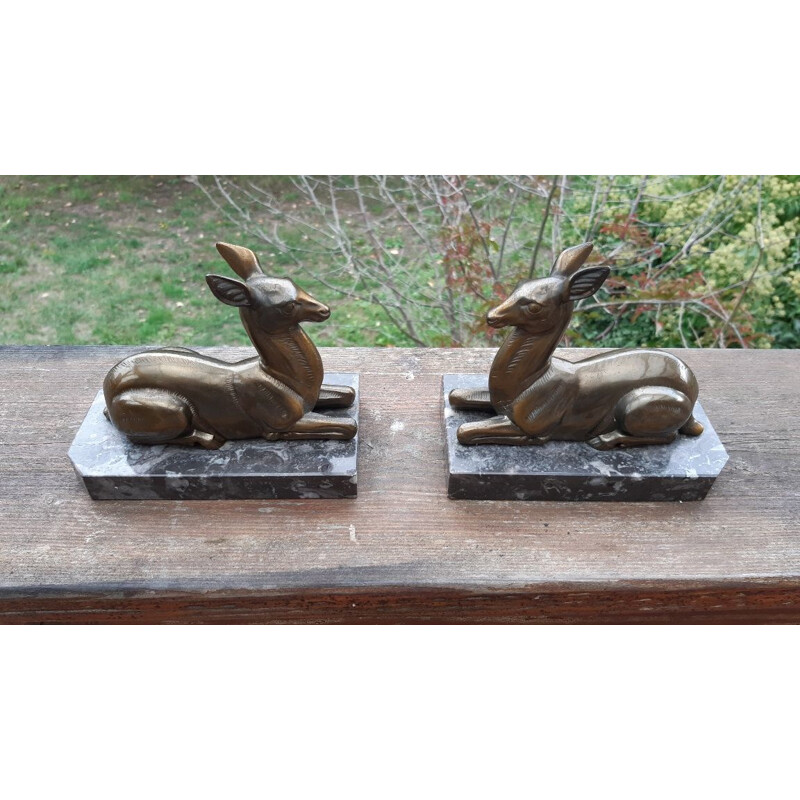 Pair of vintage art deco bookends 1930's