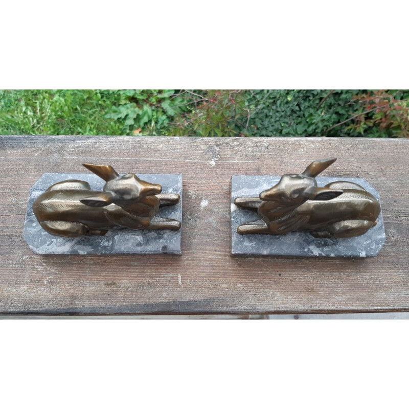 Pair of vintage art deco bookends 1930's